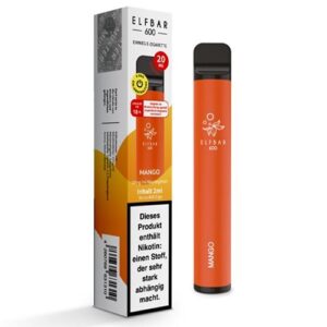 Elfbar 600 CP Einweg E-Zigarette Mango 20mg