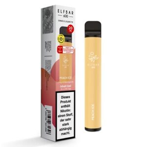 Elfbar 600 CP Einweg E-Zigarette Peach Ice 20mg
