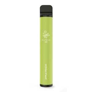 Elfbar 600 Einweg E-Zigarette Apple-Peach 0mg nikotinfrei
