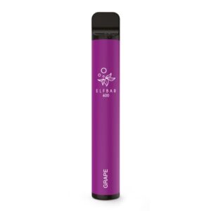 Elfbar 600 Einweg E-Zigarette Grape 0mg nikotinfrei