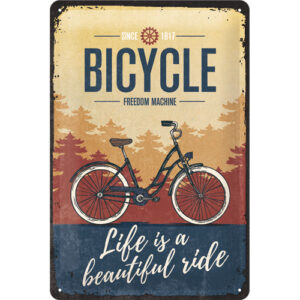 Blechschild Bicycle - Beautiful Ride