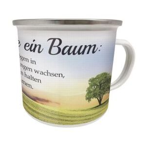 Emaillebecher Familie