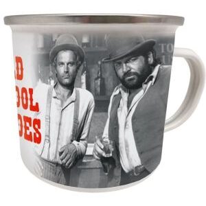 Emaillebecher Old School Heroes