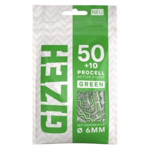 ProCell Active Filter Green 6mm 50+10 Stück