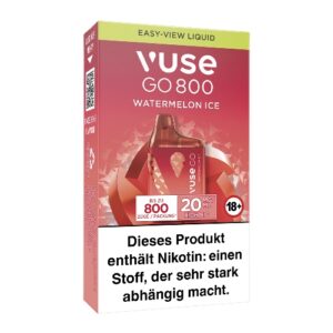 Vuse Go 800 Box Einweg E-Zigarette Watermelon Ice 20mg