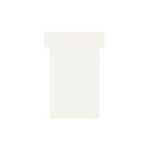 T-Karten - Größe 2, weiß