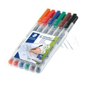 Feinschreiber Universalstift Lumocolor® - non-permanent, F, 6 Farben