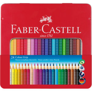 Buntstift Colour GRIP - 24 Farben, Metalletui