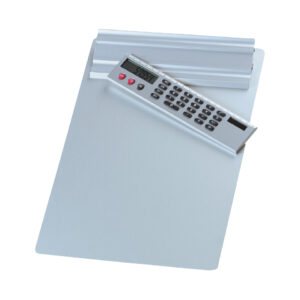 Klemmbrett aus Aluminium - silber