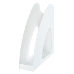 Stehsammler TWIN - DIN A4/C4, standfest, modern, weiß