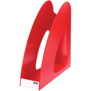 Stehsammler TWIN - DIN A4/C4, standfest, modern, rot