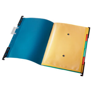 1890 Mobile Ordnungshängemappe - für A4, sechs Registerfächern, blau