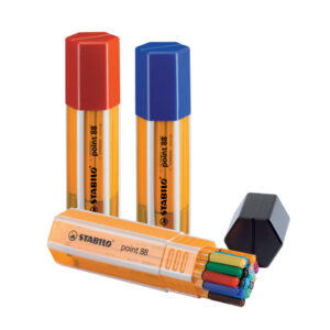 Fineliner point 88® Etui - 20er Big point Box zufällig in einer der 3 Farben - mit 20 verschiedenen Farben