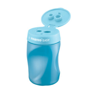 Ergonomischer Dosen-Spitzer für Rechtshänder - EASYsharpener - 3 in 1 - blau