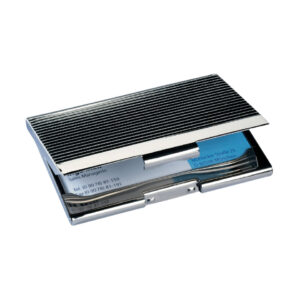 Visitenkarten-Etui - 95 x 62 x 7 mm, silber