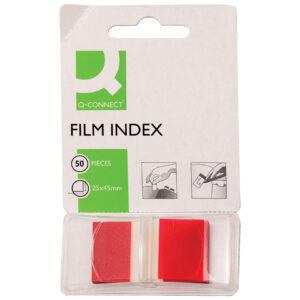 Index - 25 x 45 mm, rot, 50 Streifen