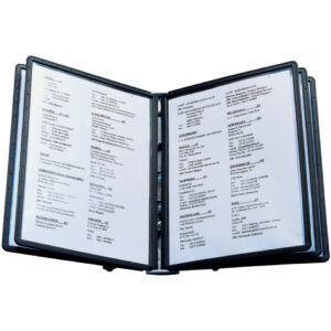 Sichttafelsystem SHERPA® SOHO 5 - schwarz/grau