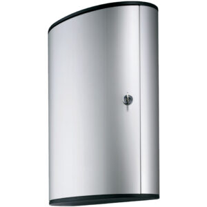 Schlüsselkasten KEY BOX - 72 Haken, mit Zylinderschloss und Panel, grau