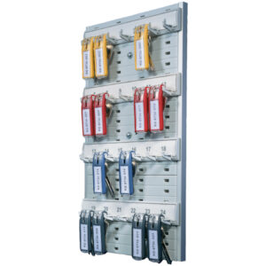 Schlüsselbrett KEY BOARD - 24 Haken - grau