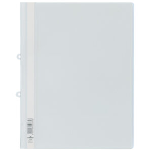 Sichthefter mit Abheftschieber - Hartfolie, 0,16 mm, A4 überbreit, weiß