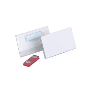 Namensschild mit Doppelmagnet - 75 x 40 mm, 25 Stück