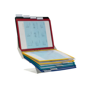 Sichttafelsystem VARIO® PRO 10 - Multifunktionsmodul, 10 Sichttafeln A4, farbig sortiert