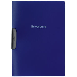 Bewerbungsmappe DURASWING® JOB, Polypropylen, 30 Blatt, dunkelblau