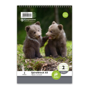 Spiralblock LIN2 A5 40 Blatt 70g/qm 4/4/4mm liniert farbig