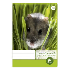 Hausaufgabenheft - A5, 48 Blatt, 80 g/qm, 3 Motive sortiert