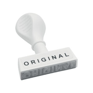 Stempel Text Original - Abdruck 45 mm