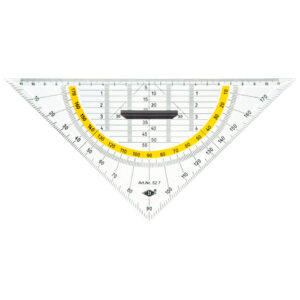 Geometrie-Dreieck - 250 mm, mit abnehmbarem Griff