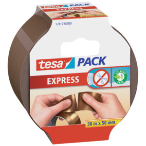 Verpackungsklebeband tesapack® Express, PP, 50 m x 50 mm,braun