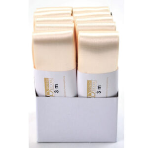 Doppelsatinband - 40 mm x 3 m, rosa