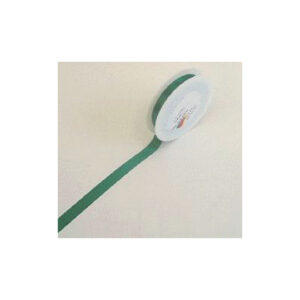 Doppelsatinband - 15 mm x 25 m, dunkelgrün