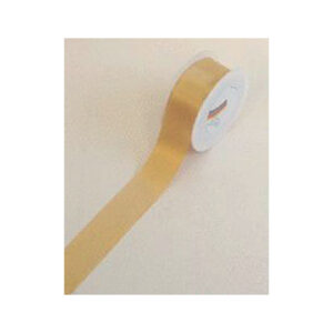 Doppelsatinband - 40 mm x 25 m, gold