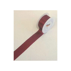 Doppelsatinband - 40 mm x 25 m, weinrot