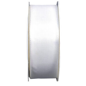 Basic Taftband - 40 mm x 50 m, weiß