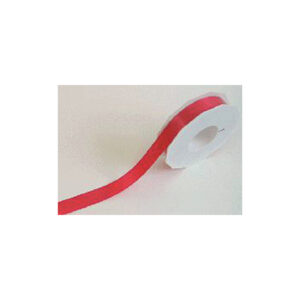 Ringelband Polyspleissband - 25 mm x 91m, rot