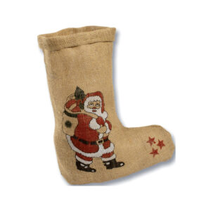 Nikolausstrumpf - 20 x 30 cm, bedruckt, natur