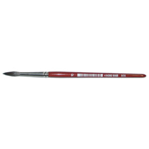 Haarpinsel Aquarell Größe 01 rot