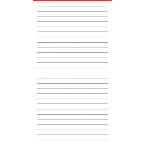 Ersatzeinlage "Kompakt" - A6, Notizpapier, liniert, 50 Blatt