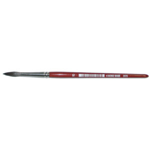Haarpinsel Aquarell Größe 02 rot