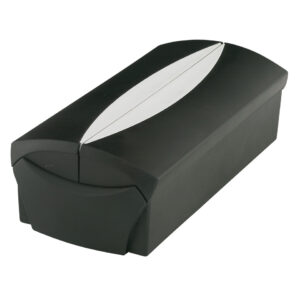 Visitenkartenbox VIP-Set - für 500 Visitenkarten, Box+Etui, schwarz-lichtgrau