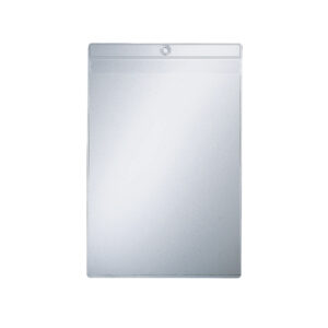 4094 Sichttasche, A4, PVC, genarbt, mit Öse, farblos