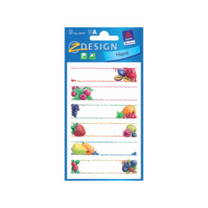 Z-Design 59473, Marmeladen Etiketten, Obst, 3 Bogen/18 Etiketten