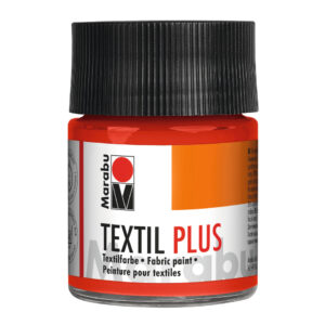Textil plus - Zinnoberrot hell 030, 50 ml