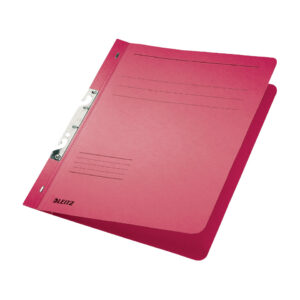 3746 Schlitzhefter, 1/1-Vorderdeckel, A4, kfm. Heftung, Manilakarton 250 g/qm, rot
