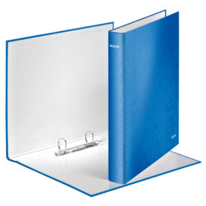 4241 Ringbuch WOW, A4 maxi, PP, 2 Ringe Ø25 mm, blau metallic