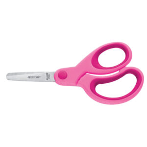 Schere Kids Softgrip 13 cm, pink, rund