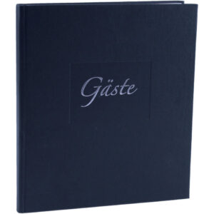 Gästebuch Seda - 23 x 25 cm, 176 Seiten, schwarz